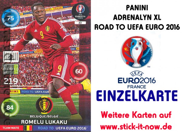Adrenalyn XL - Road to UEFA Euro 2016 France - Nr. 33