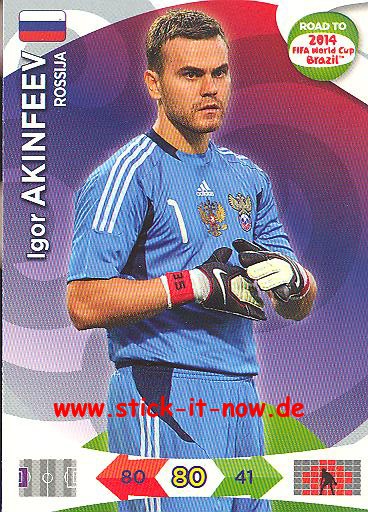 Panini Adrenalyn XL Road to WM 2014 - Igor AKINFEEV