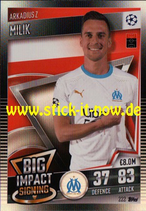 Topps Match Attax 101 (2021) - Nr. 222 ( Big Impact Signing )