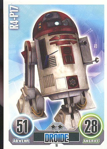 Force Attax - R4-P17 - Droide - Die Republik - SERIE 1 (2010)