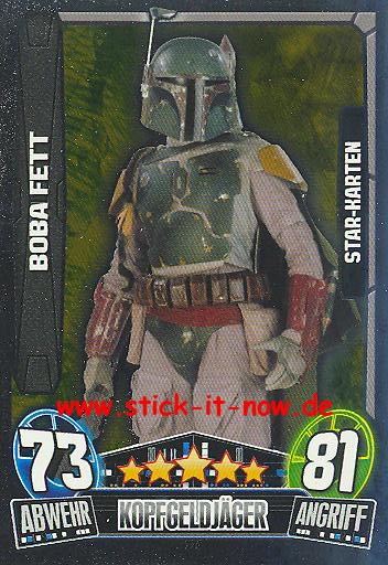 Force Attax Movie Collection - Serie 3 - Star-Karte - BOBA FETT - Nr. 224