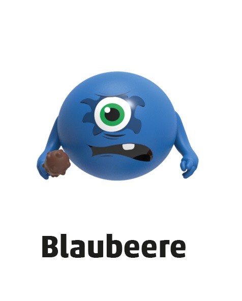 Penny Monster-Sammelfiguren - Nr. 4 "Blaubeere"