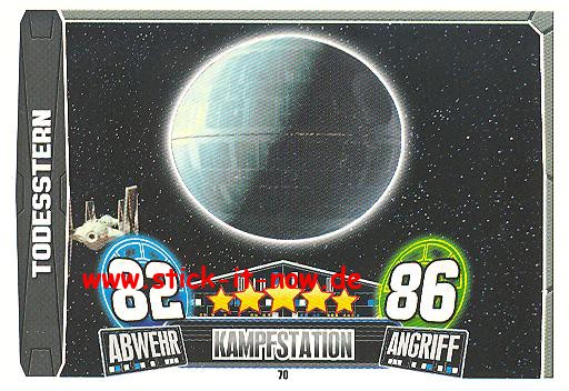Force Attax Movie Collection - Serie 3 - TODESSTERN - Nr. 70
