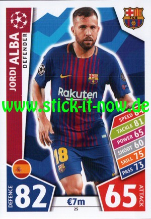 Match Attax Champions League 17/18 - Nr. 25