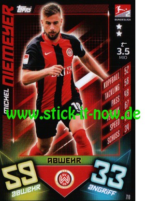 Topps Match Attax Bundesliga 2019/20 "Extra" - Nr. 718