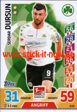 Topps Match Attax Bundesliga 17/18 EXTRA - Nr. 535