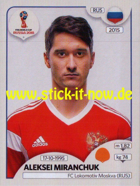 Panini WM 2018 "Sticker" - Aleksei Miranchuk - Russland