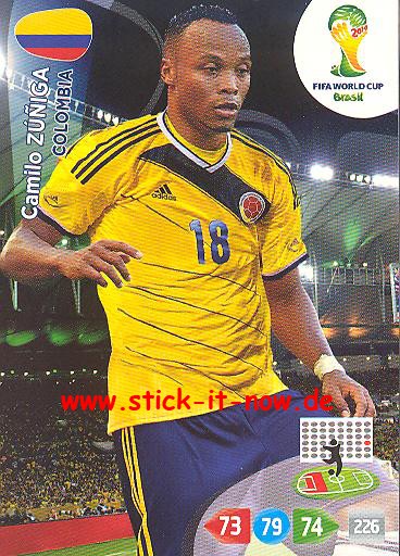 Panini Adrenalyn XL Brasil WM 2014 - Camilo ZUNIGA