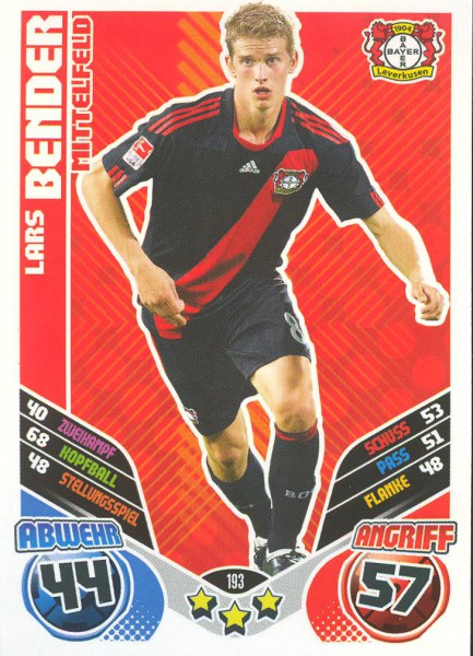 Lars Bender - Match Attax 11/12