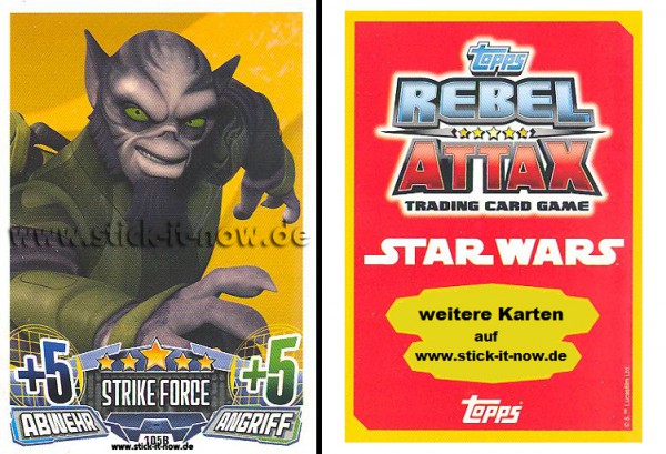 Rebel Attax - Serie 1 (2015) - STRIKE-FORCE - REBELLION 2 - Nr. 105B