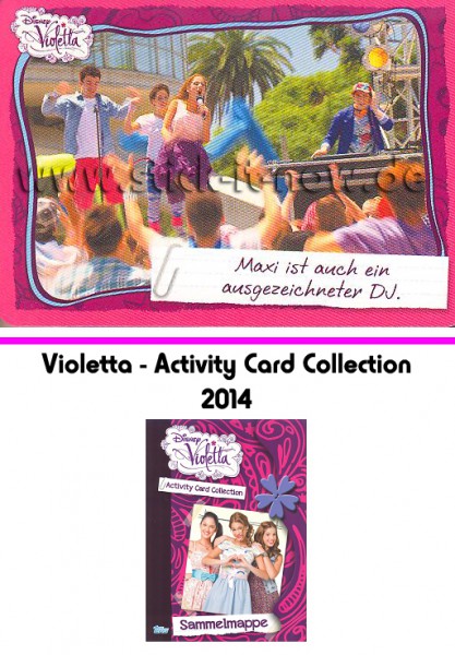 Disney Violetta - Activity Cards (2014) - Nr. 91
