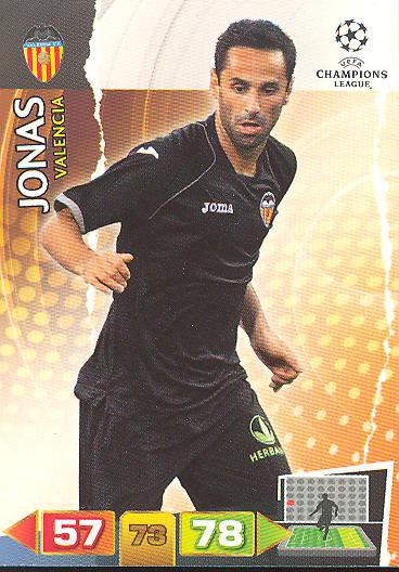 Jonas - Panini Adrenalyn XL CL 11/12 - FC Valencia