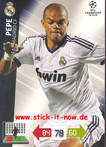 Panini Adrenalyn XL CL 12/13 - Real Madrid - Pepe