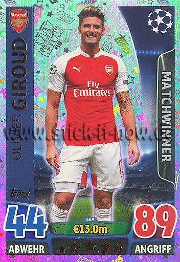 Champions League - Match Attax 15/16 - Nr. 469