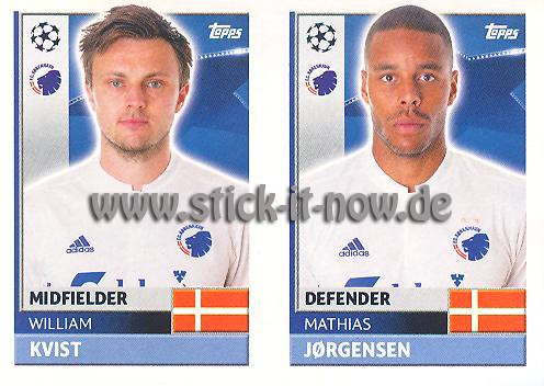 Topps Champions League Sticker 16/17 - Nr. QFD 7 + 8