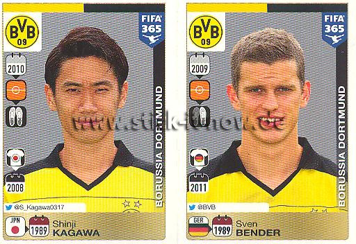 Panini FIFA 365 Sticker - Nr. 500 - 501