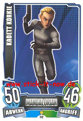 Force Attax - Star Wars - Clone Wars - Serie 4 - KADETT KORKIE - Nr. 112