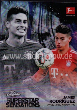 Bundesliga Chrome 18/19 - James Rodriguez - Nr. SS-MN (Superstar Sensations)