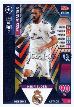 Match Attax Champions League 18/19 - Nr. 47 ( PASS MASTER )