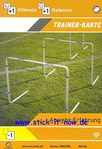 SocCards 05/06 - Trainer-Karte - Nr. 40/46