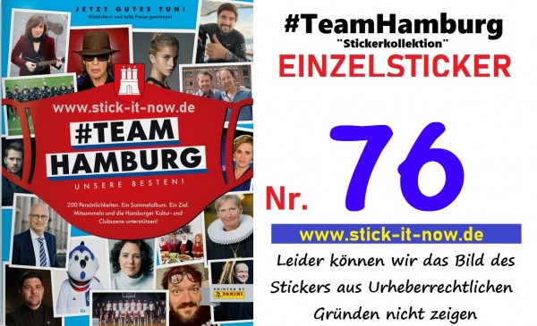 #TeamHamburg "Sticker" (2021) - Nr. 76