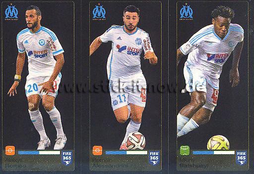 Panini FIFA 365 Sticker - Nr. 420 - 421 - 422