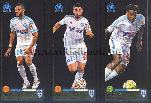 Panini FIFA 365 Sticker - Nr. 420 - 421 - 422