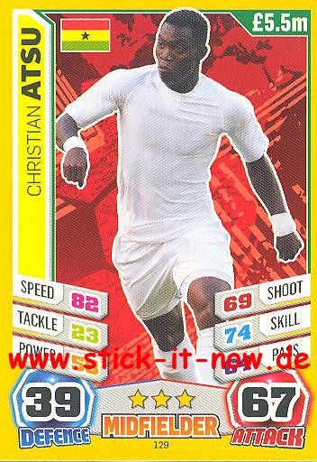 Match Attax "World Stars WM 2014" - CHRISTIAN ATSU - Nr. 129