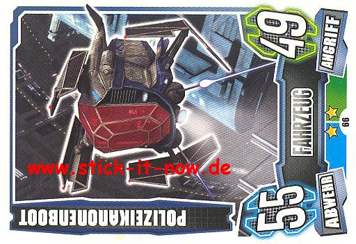 Force Attax - Star Wars - Clone Wars - Serie 4 - POLIZEIKANONENBOOT - Nr. 66