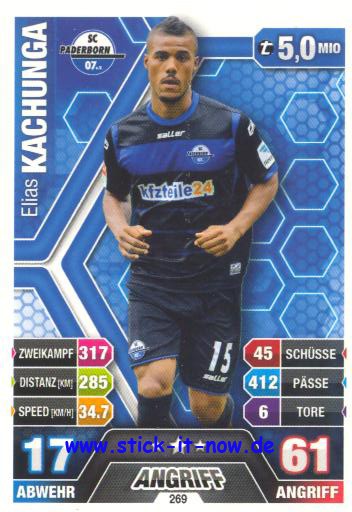 Match Attax 14/15 - Elias KACHUNGA - SC Paderborn - Nr. 269