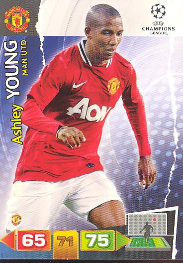 Ashley Young - Panini Adrenalyn XL CL 11/12 - Manchester United
