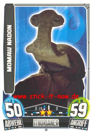 Force Attax Movie Collection - Serie 3 - MOMAW NADON - Nr. 22