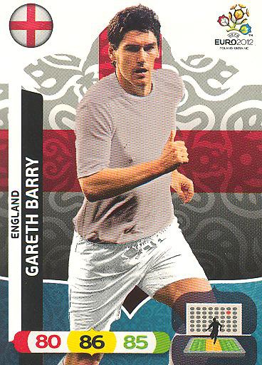 Panini EM 2012 - Adrenalyn XL - Gareth Barry - England