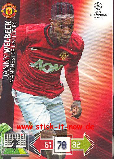 Panini Adrenalyn XL CL 12/13 - Manchester United - Danny Welbeck