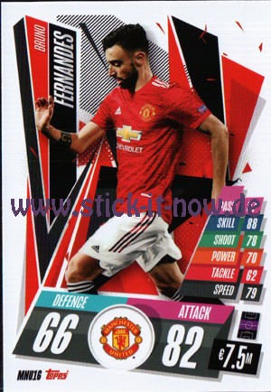 Match Attax Champions League 2020/21 - Nr. MNU 16