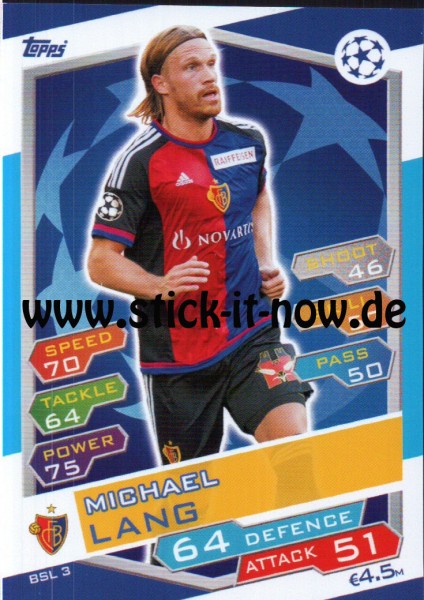 Match Attax Champions League 16/17 - Nr. BSL 3