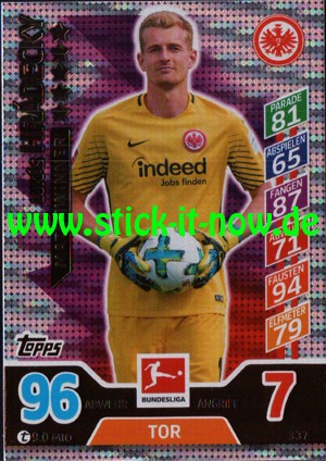 Topps Match Attax Bundesliga 17/18 - Nr. 337 (Matchwinner)