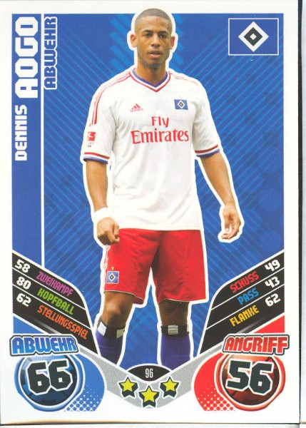 Dennis Aogo - Match Attax 11/12