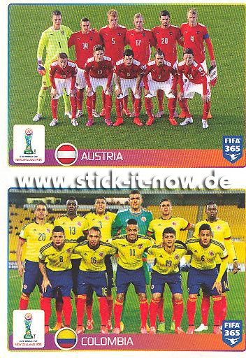 Panini FIFA 365 Sticker - Nr. 35 - 36