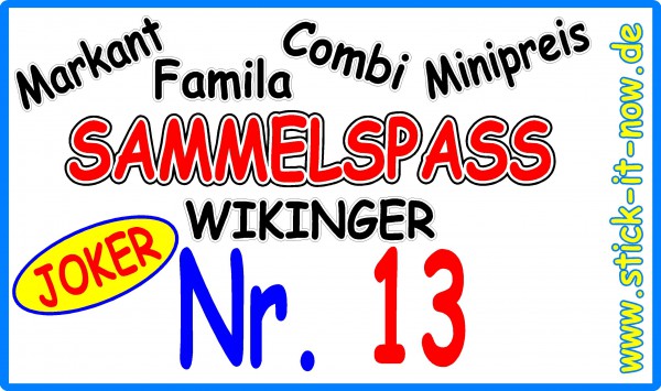 Sammelspass - Küstengold - Wikinger (2014) - Nr. 13 (Joker)