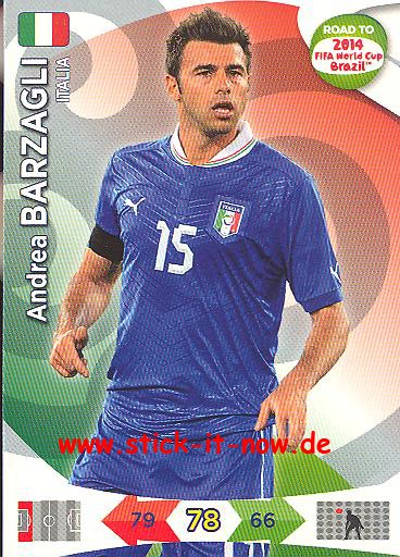 Panini Adrenalyn XL Road to WM 2014 - Andrea BARZAGLI