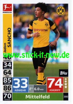 Topps Match Attax Bundesliga 18/19 "Action" - Nr. 380