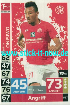 Topps Match Attax Bundesliga 18/19 "Extra" - Nr. 587