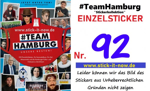 #TeamHamburg "Sticker" (2021) - Nr. 92