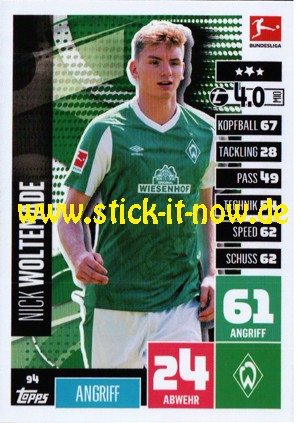 Topps Match Attax Bundesliga 2020/21 - Nr. 94