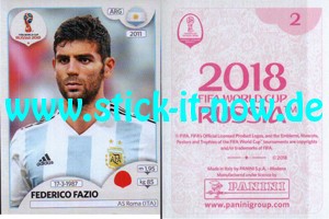 Panini WM 2018 Russland "Sticker" INT/Edition - Nr. 264