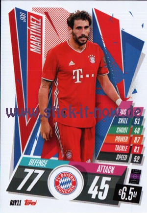 Match Attax Champions League 2020/21 - Nr. BAY 11