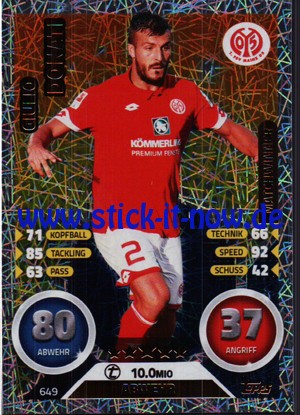 Topps Match Attax Bundesliga 16/17 Extra - Nr. 649 (Matchwinner)