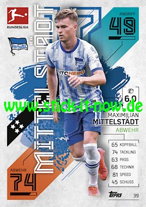 Topps Match Attax Bundesliga 2021/22 - Nr. 39