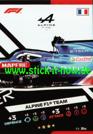 Turbo Attax "Formel 1" (2021) - Nr. 53